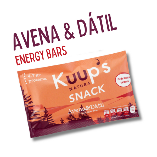 Barra Energética Avena 10 Pack KUUP'S