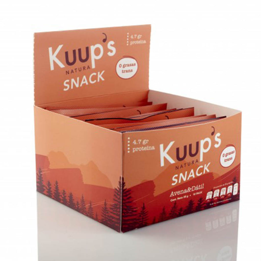 10 Pack KUUP'S Avena & Dátil