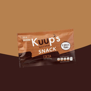 kuup's cocoa snack energetico barra de cereal natural para deportistas y diabeticos sin gluten sin conservantes natural