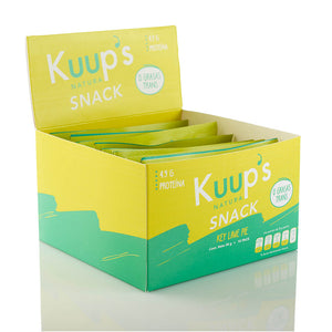 kuup's key lime limon lima snack energetico barra de cereal natural para deportistas y diabeticos sin gluten sin conservantes natural