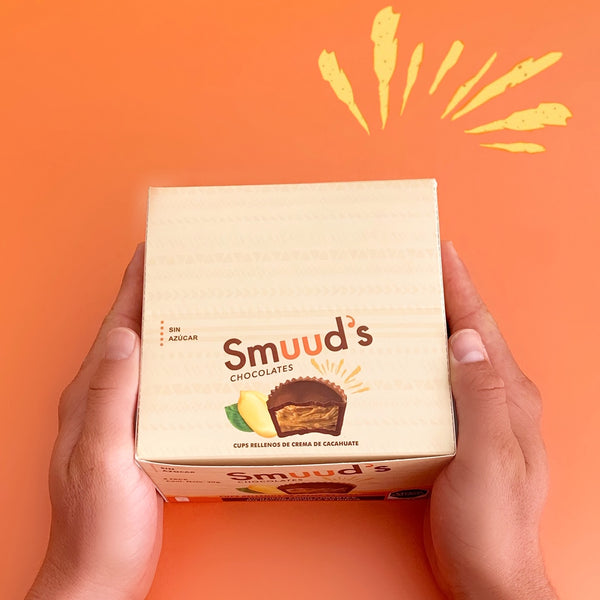 8PACK CHOCOLATES SMUUD'S  Crema de Cacahuate