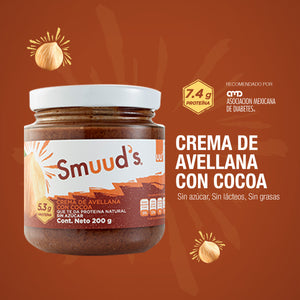 Crema de Avellana con Cacao SMUUD'S Envase 200g